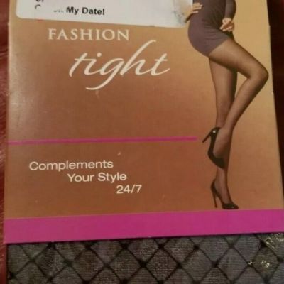 New Hanes Fashion Tight Sheer Dot Tight, Medium, Black #18